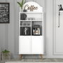 Hanah Home Lyon 80 Blanco y Nogal